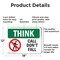 Signmission Safety Culture Sign, 18 in Width, Aluminum, Rectangle OS-2PACK-TS-A-1218-L-11796 - alternate 3